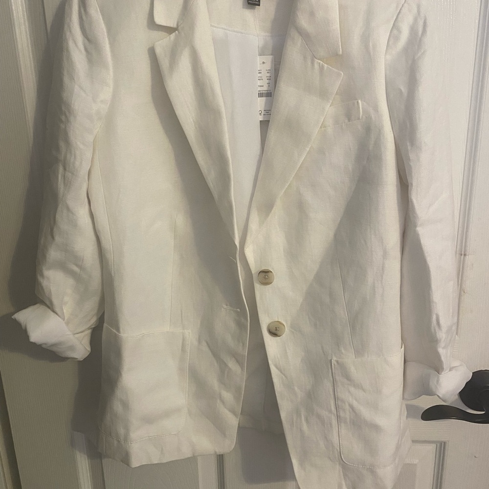 J. Crew White Blazer - Picture 2 of 6